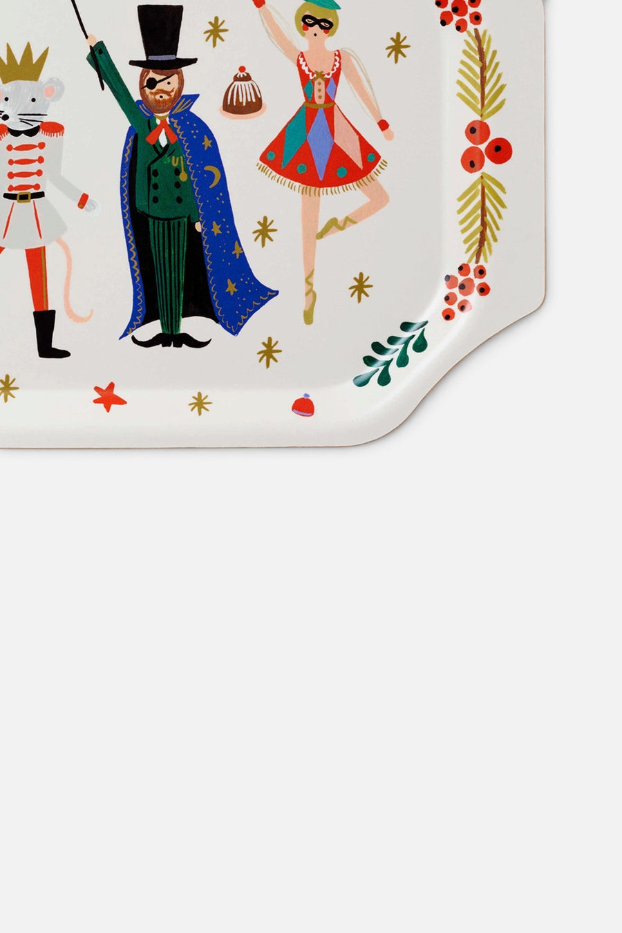 Vintage Nutcracker Tray – flat lay