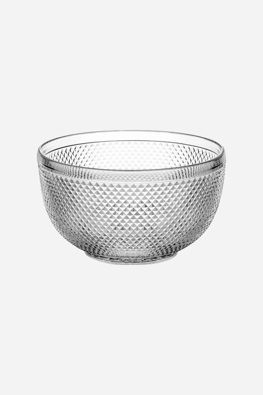 Vista Alegre Bicos Salad Bowl in Clear – front view