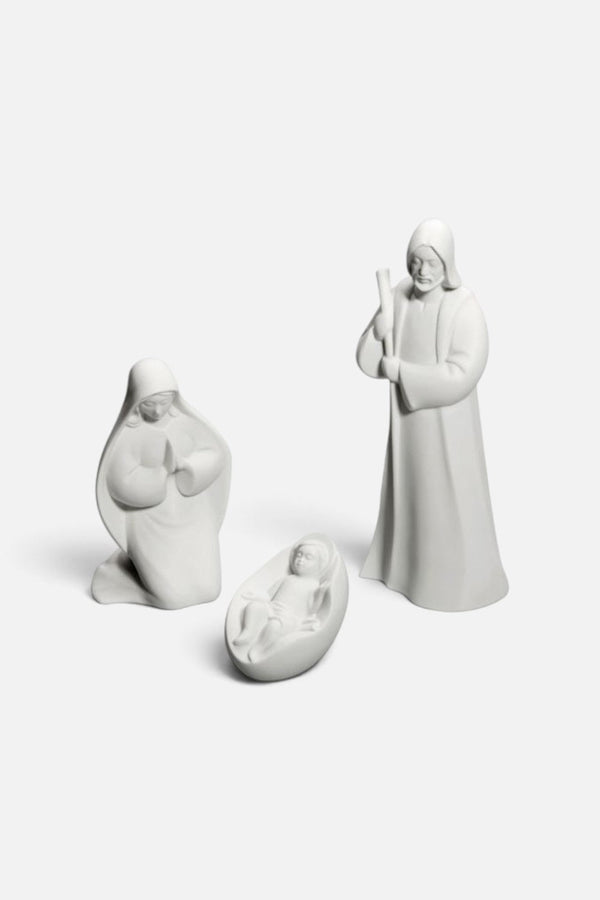 Vista Alegre Biscuit 3 Piece Nativity Sculpture