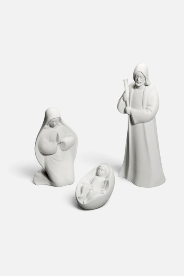 Vista Alegre Biscuit 3 Piece Nativity Sculpture