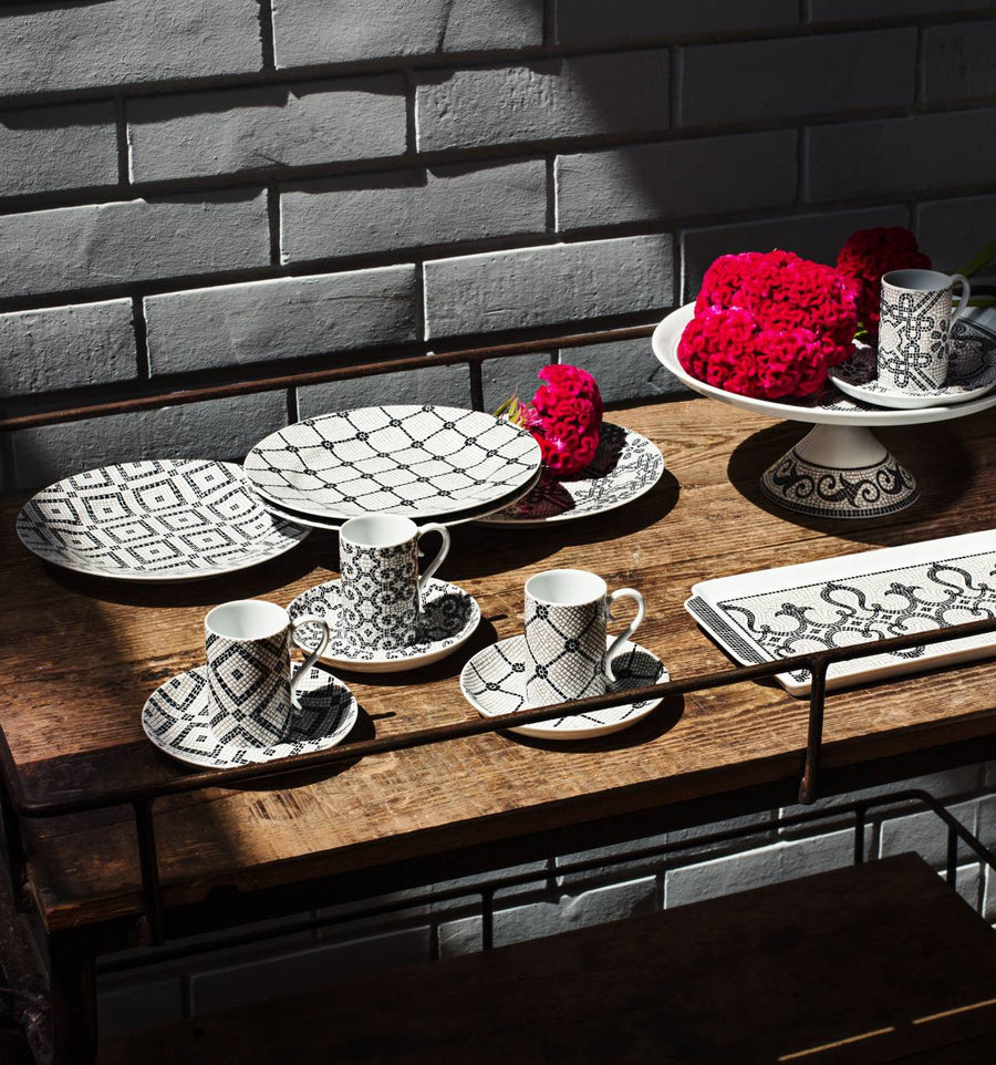 Vista Alegre Calçada Portuguesa Dessert Plate - Set of 4 – flat lay