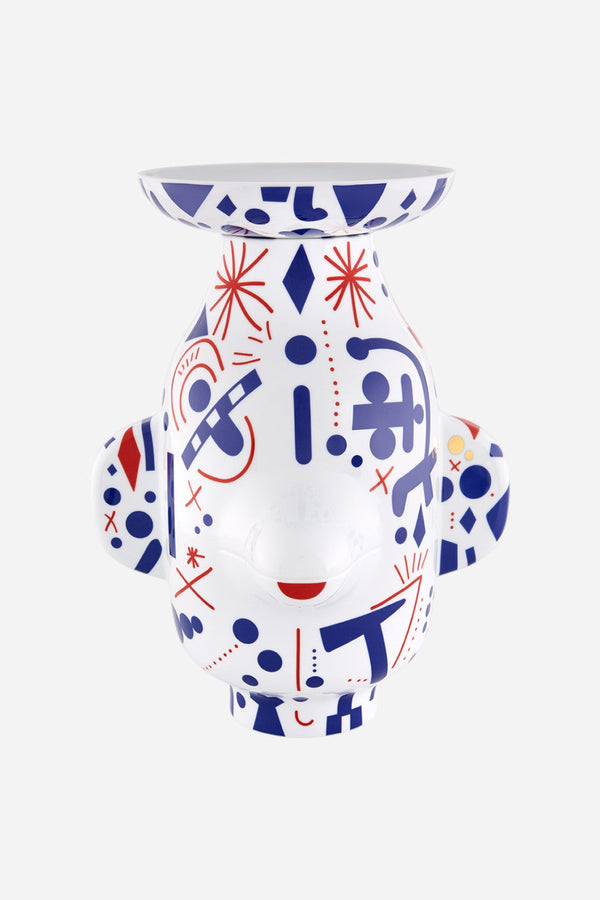 Vista Alegre Folkifunki Vase Grimace in White