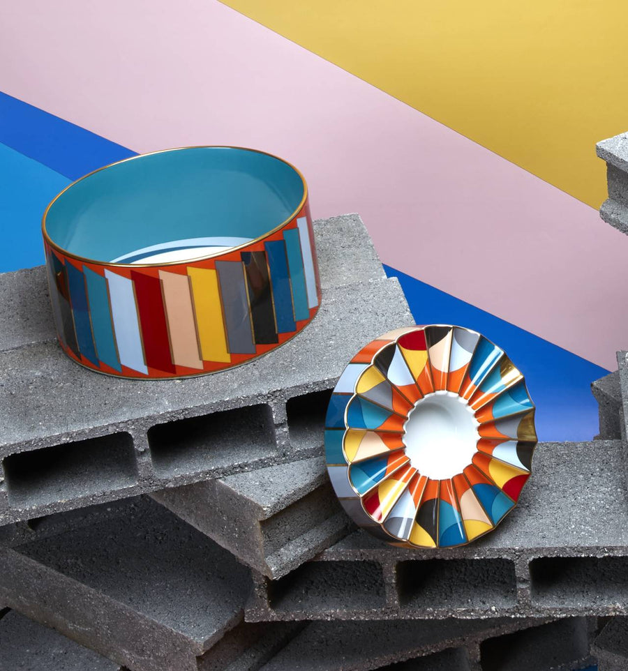 Vista Alegre Futurismo Catchall Tray – back view