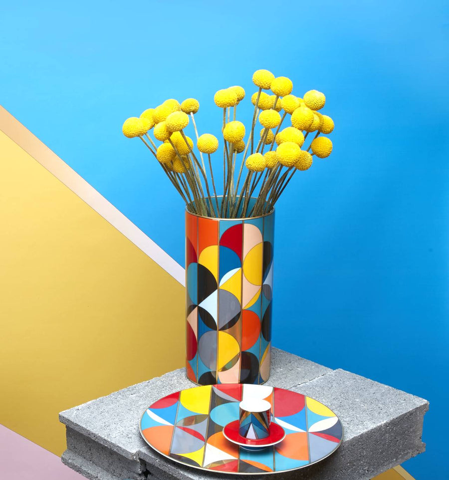 Vista Alegre Futurismo Vase Large – back view