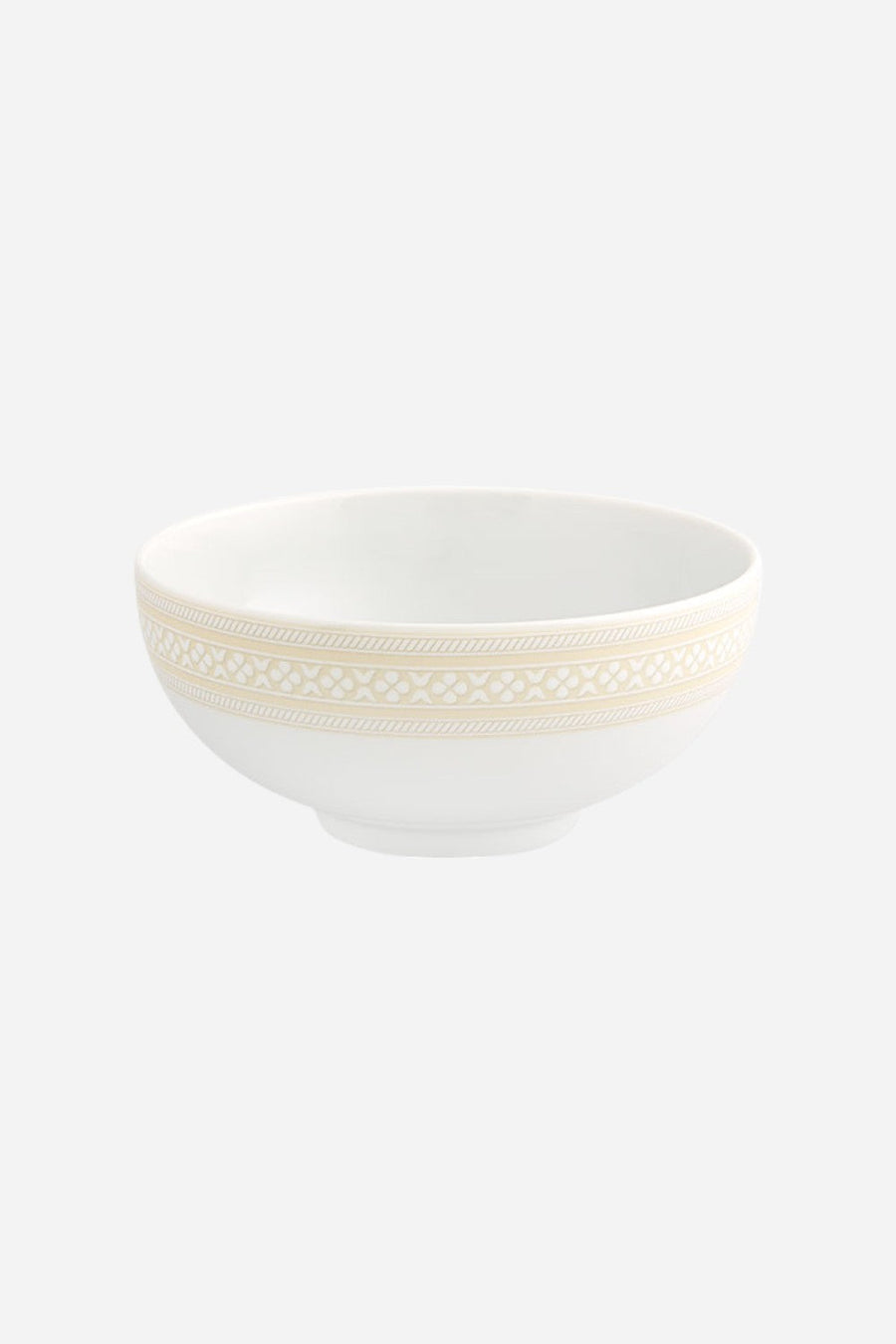 Vista Alegre Ivory Soup Bowl – front view