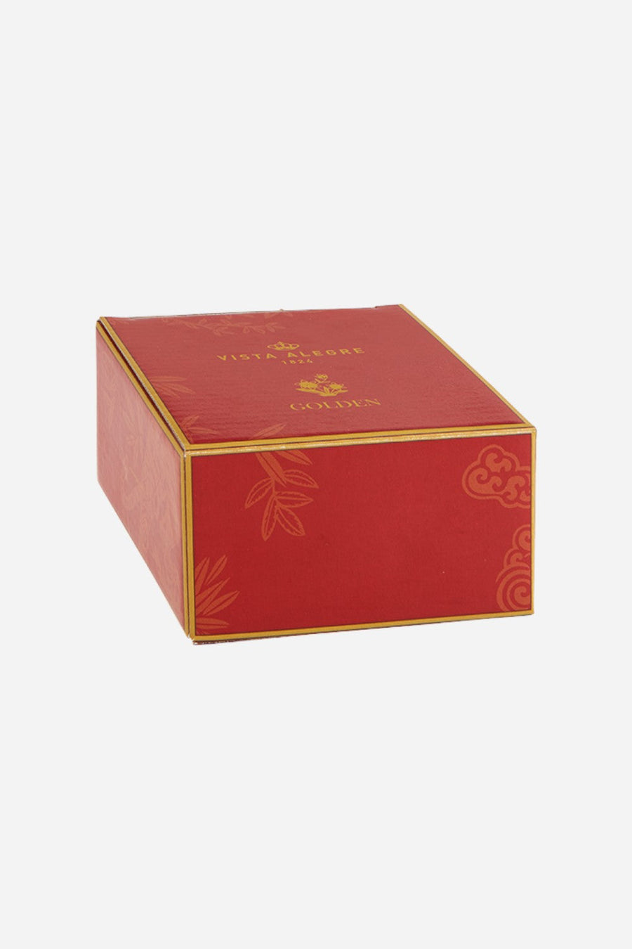 Vista Alegre Large Box Regaleira Horse Golden – back view