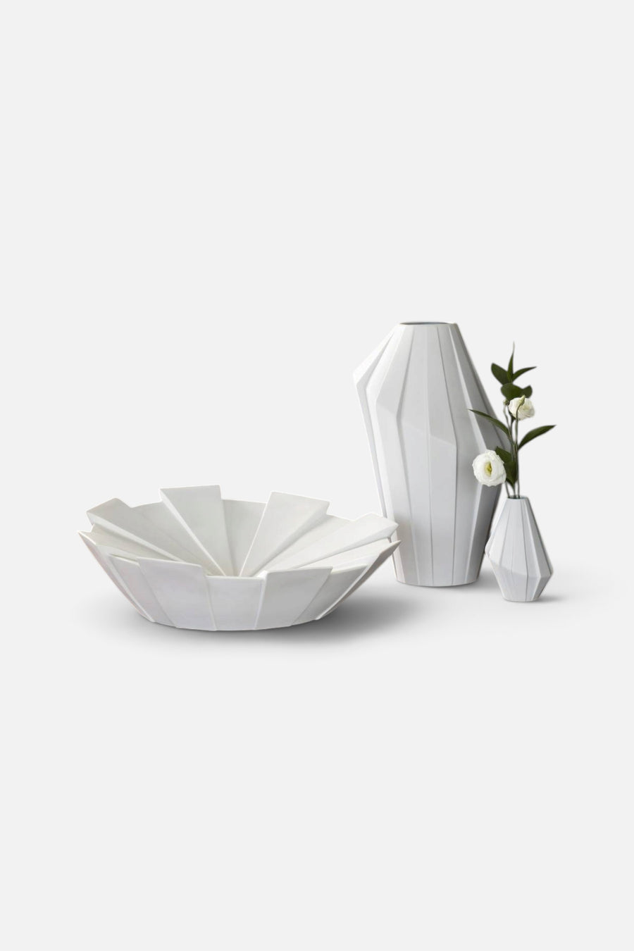 Vista Alegre Ritmo Bud Vase – back view