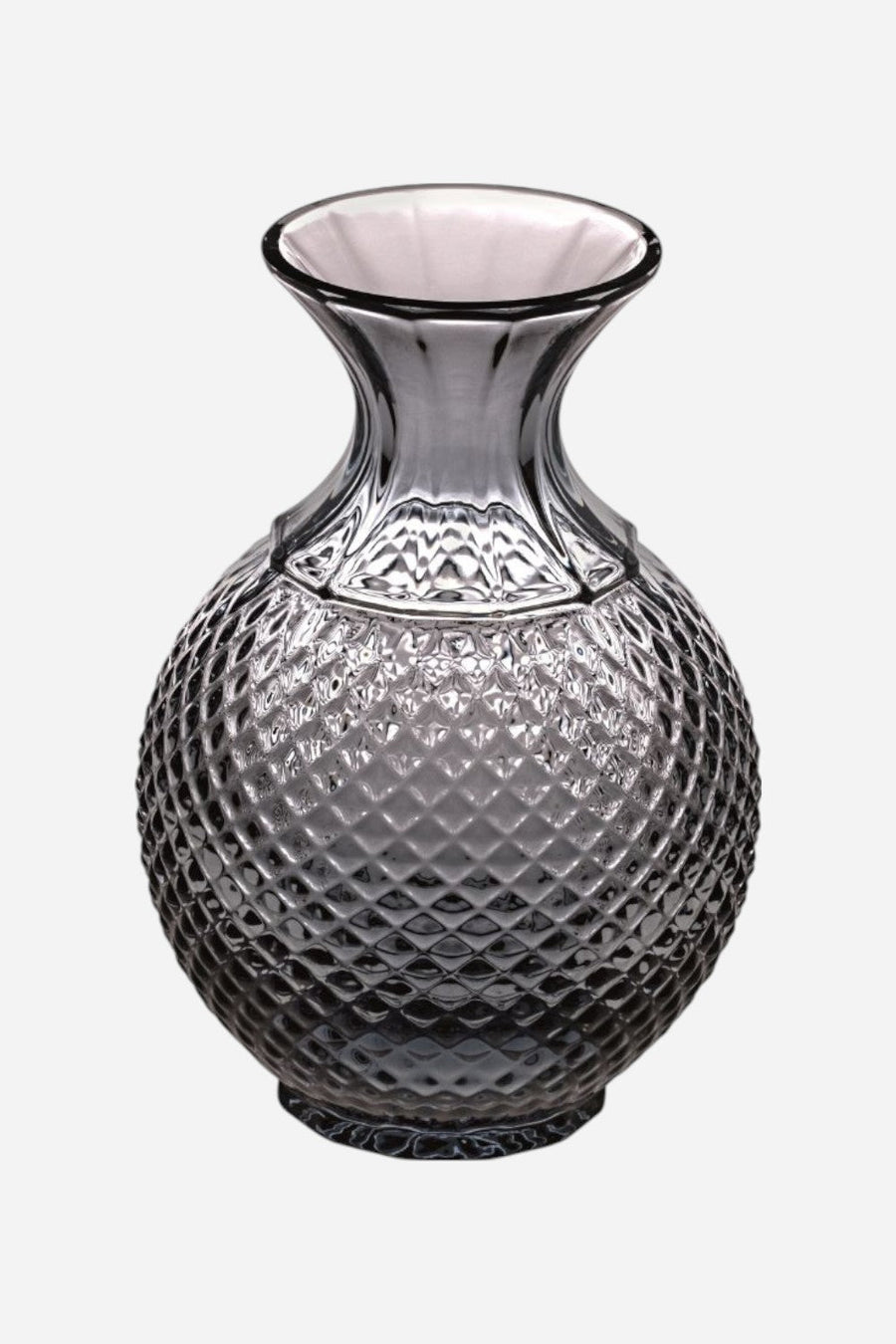 Vista Alegre Small Bud Vase Grey Bicos Cinza – front view