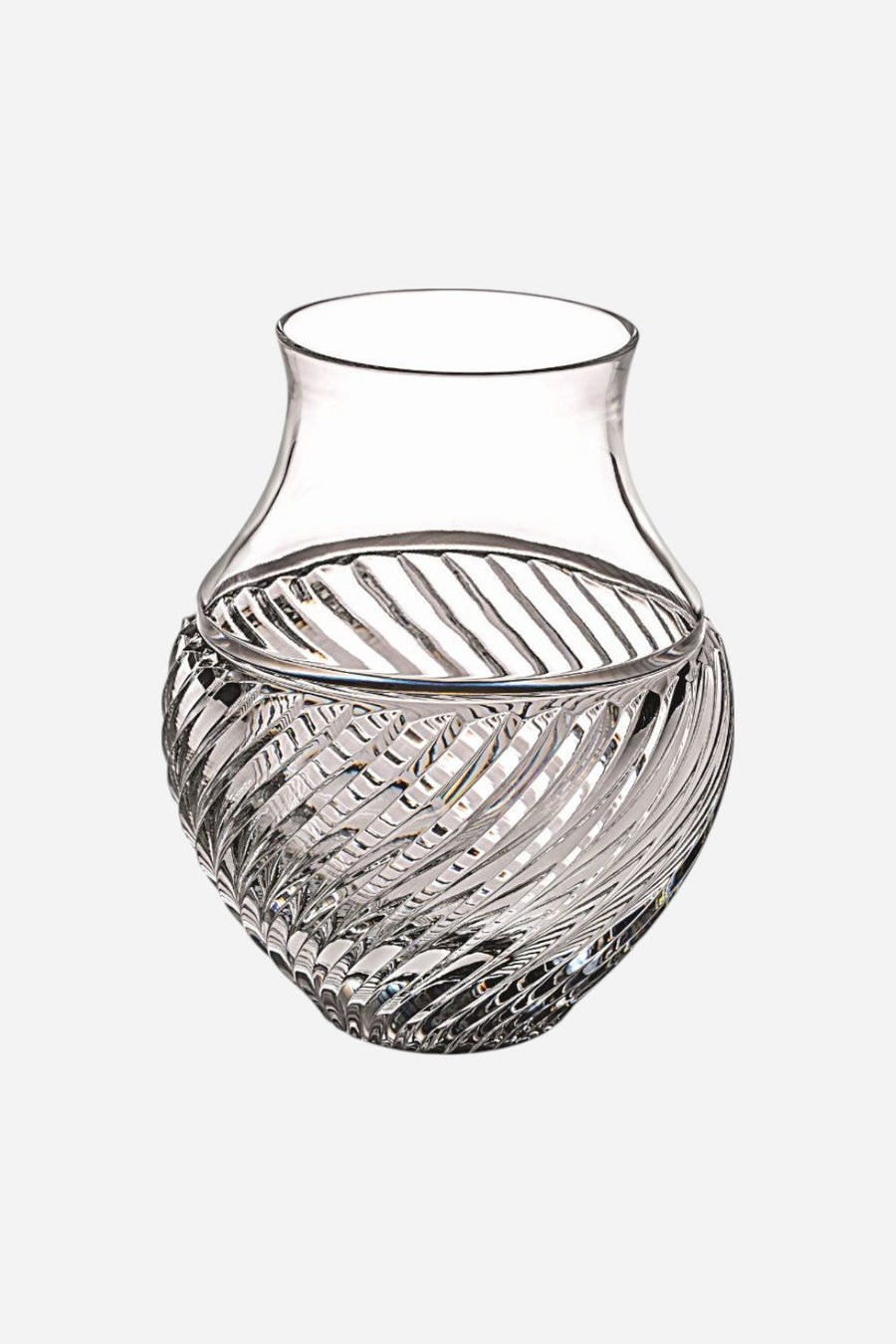 Vista Alegre Vase Rose Crystal Garden – front view