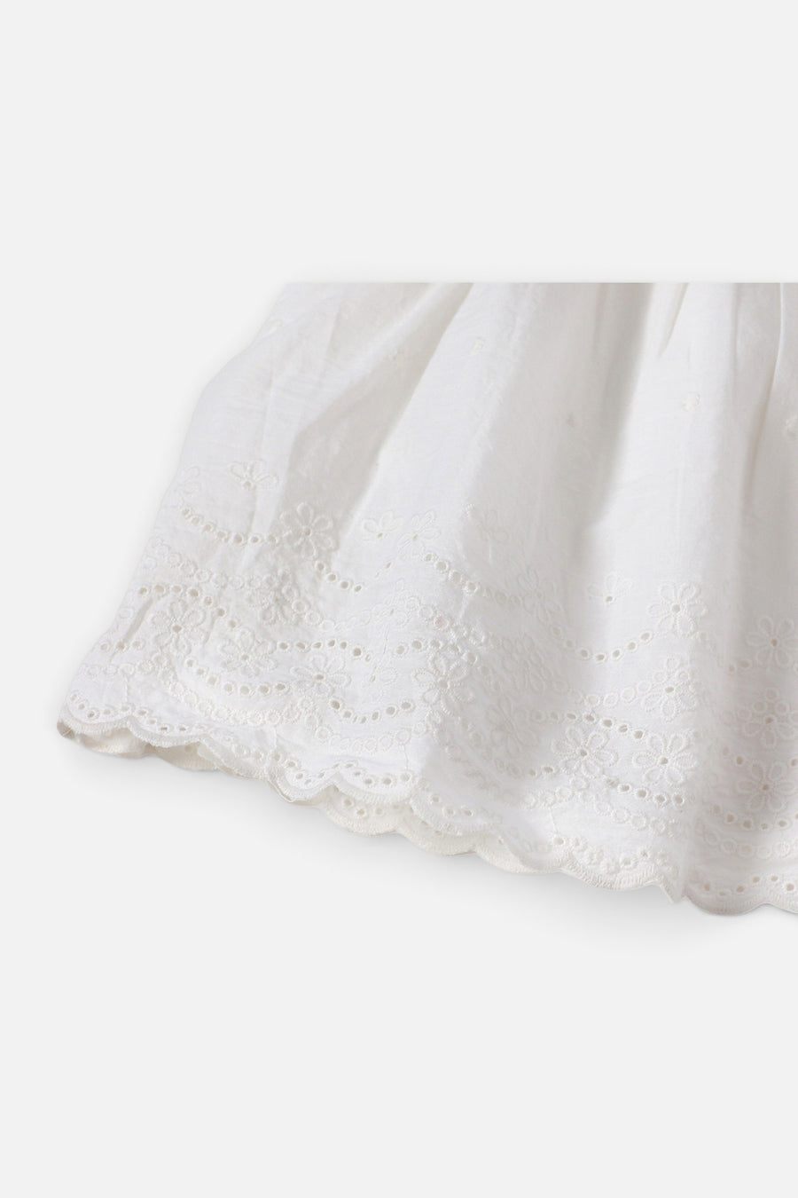 Viverano Camille Schiffli Baby Dress & Bloomer – back view