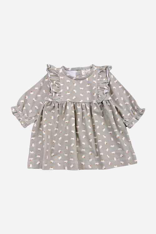 Viverano Floral Ruffle Baby Dress & Bloomer Set