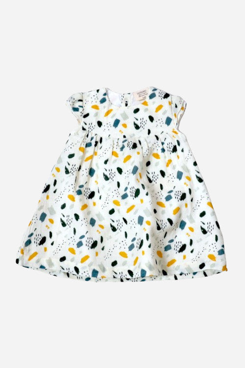 Viverano Florence Bloom Cap Sleeve Muslin Dress + Bloomer Set