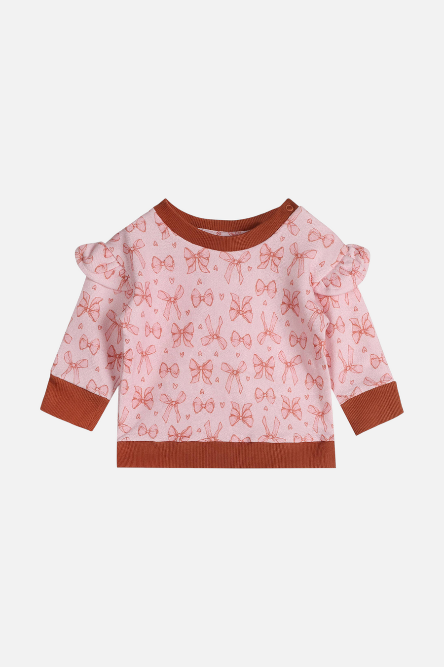 Viverano Infant Bows Sweatshirt & Pants Set – detail