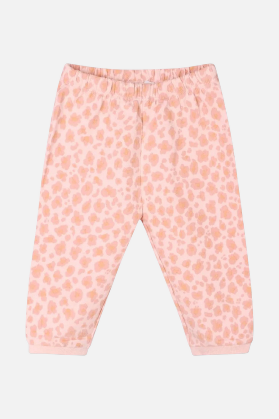 Viverano Leopard Baby Sweatshirt & Jogger Set – flat lay