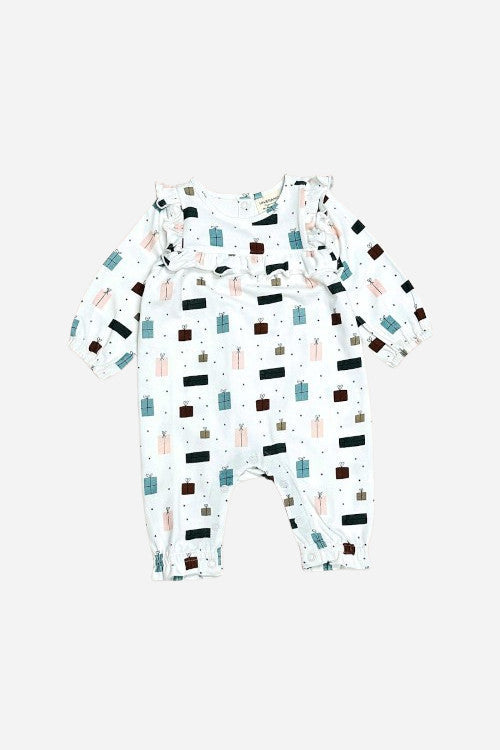 Viverano Presents Ruffle Baby Jumpsuit