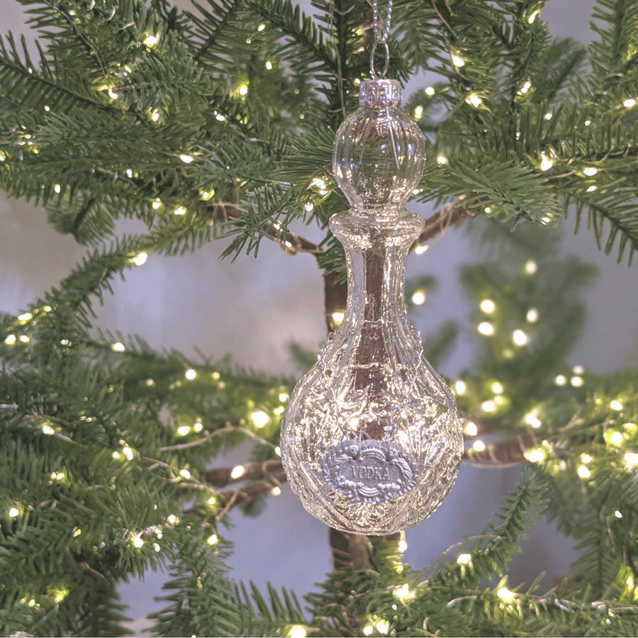 Vodka Decanter Ornament – back view