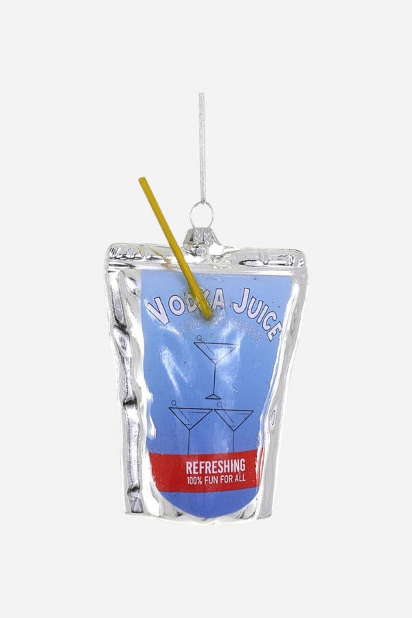 Vodka Juice Pouch Ornament