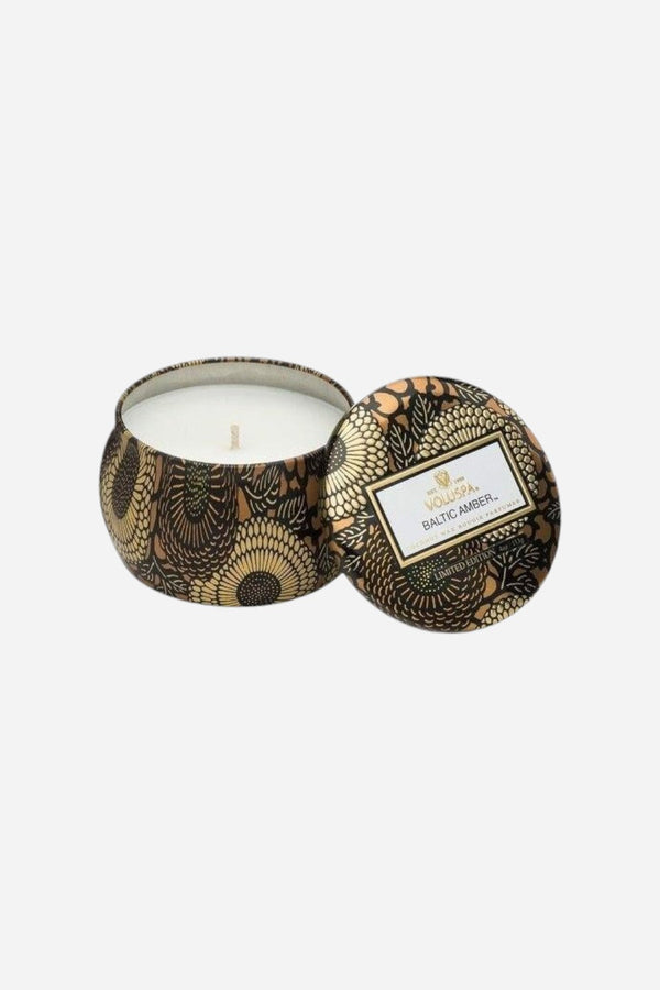 Voluspa Baltic Amber Mini Tin Candle