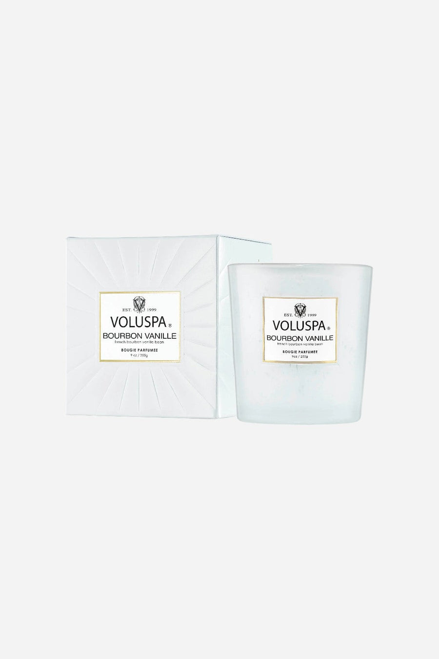 Voluspa Bourbon Vanille Classic Candle – front view