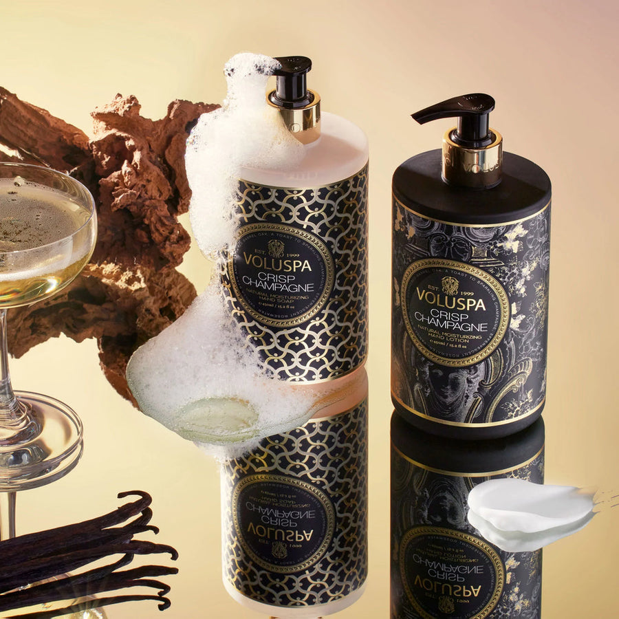Voluspa Crisp Champagne Hand Soap – side view