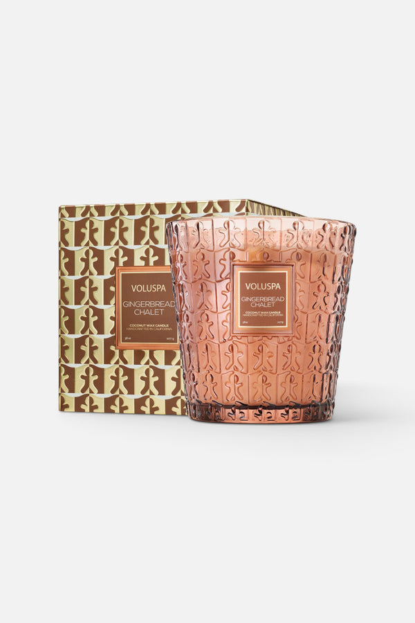 Voluspa Gingerbread Chalet 3 Wick Hearth 38 oz Candle