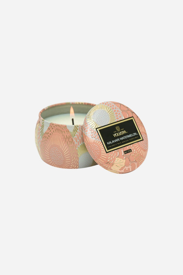Voluspa Kalahari Watermelon Mini Tin Candle