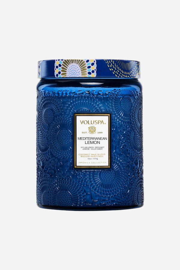 Voluspa Mediterranean Lemon Large Jar Candle