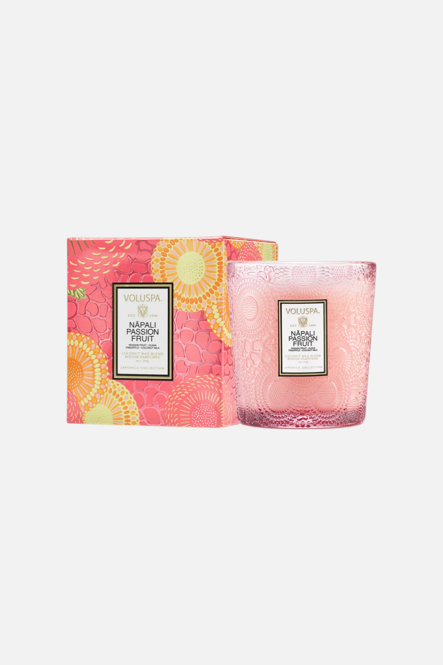 Voluspa Napali Passion Fruit Classic Candle – front view