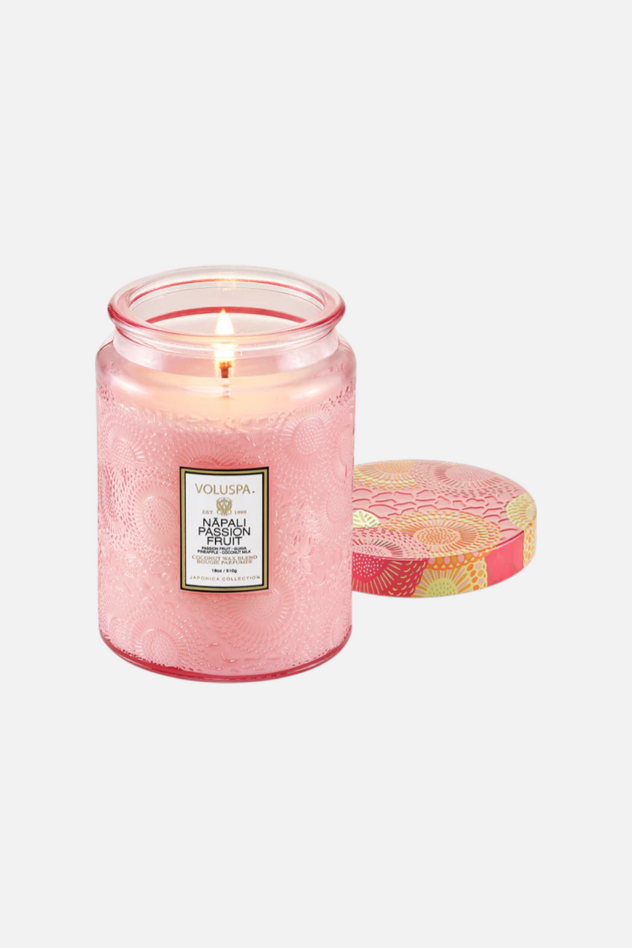 Voluspa Napali Passion Fruit Large Jar – back view