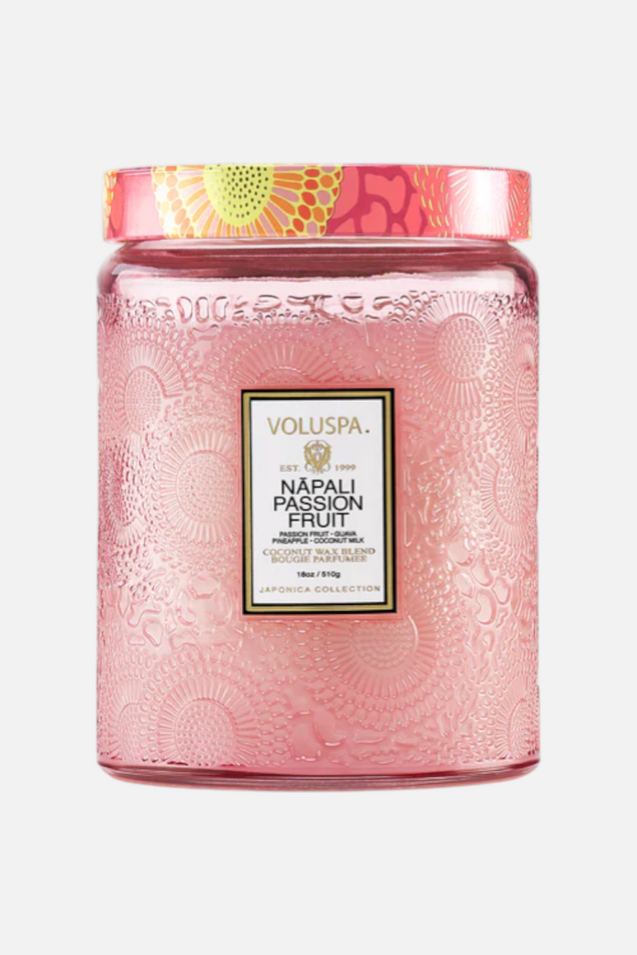 Voluspa Napali Passion Fruit Large Jar – front view