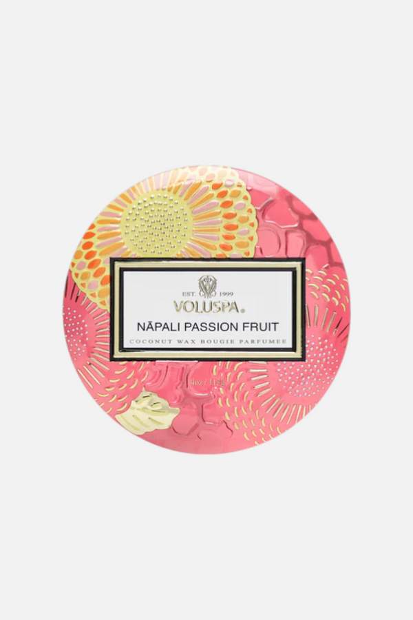 Voluspa Napali Passion Fruit Mini Tin Candle