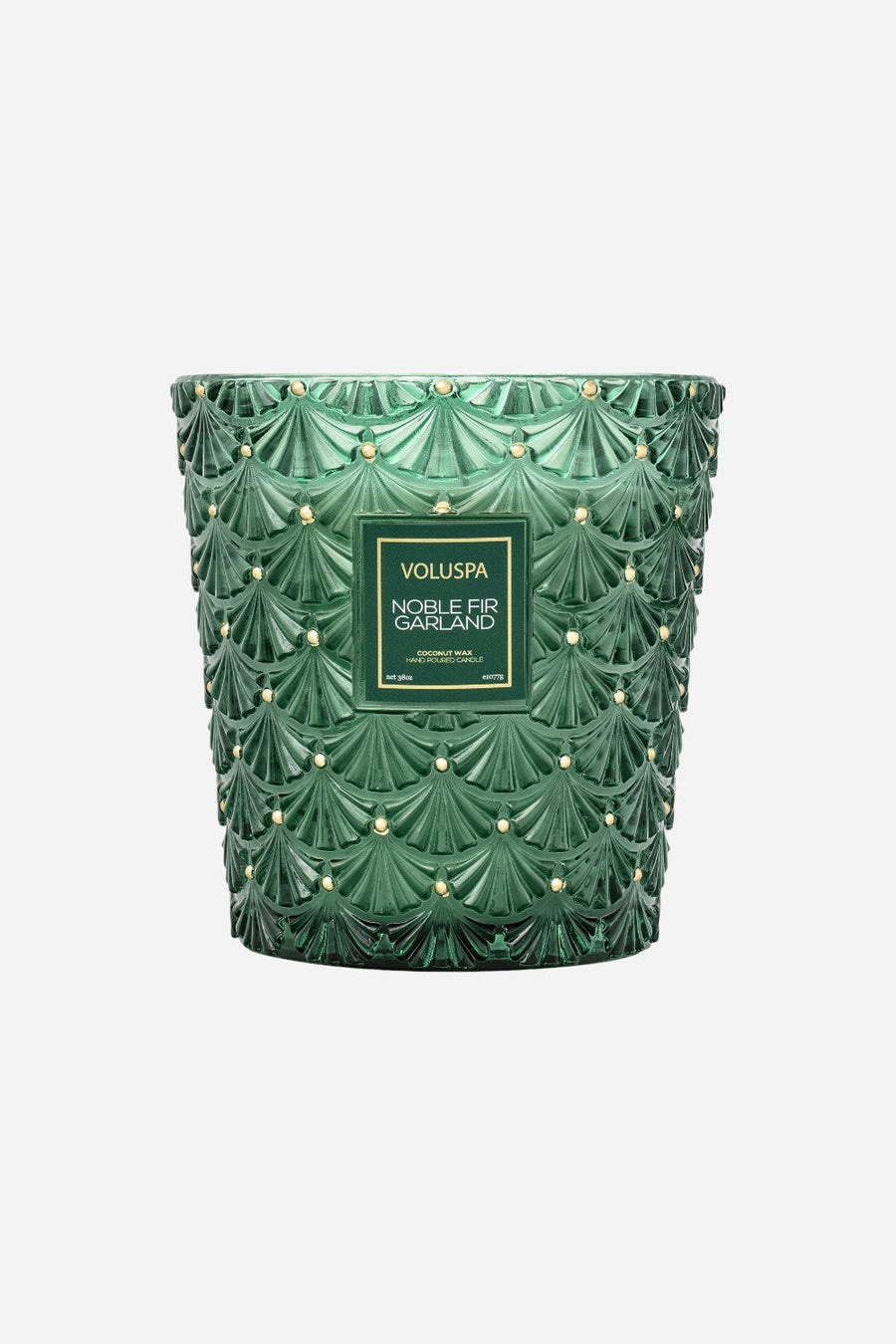 Voluspa Noble Fir Garland 3-Wick Hearth Candle - 38 Oz – front view