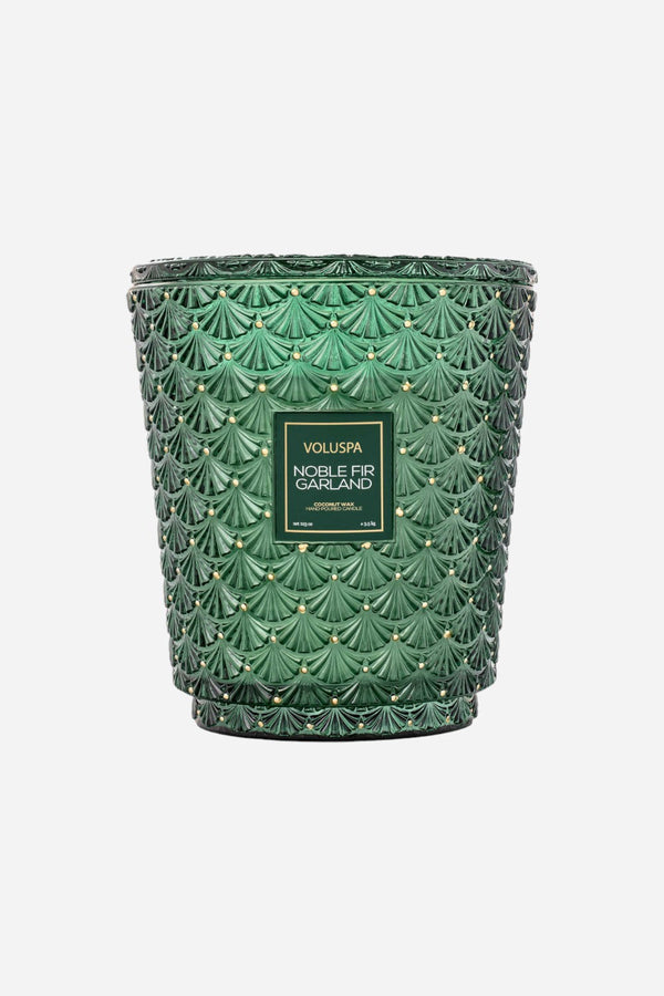 Voluspa Noble Fir Garland 5-Wick Hearth Candle - 123 Oz
