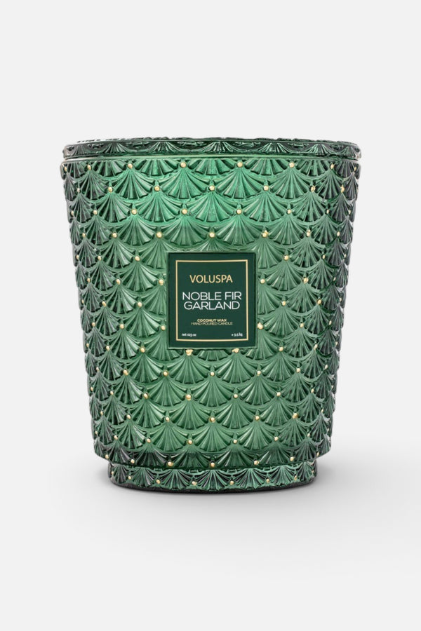 Voluspa Noble Fir Garland 5-Wick Hearth Candle - 123 Oz