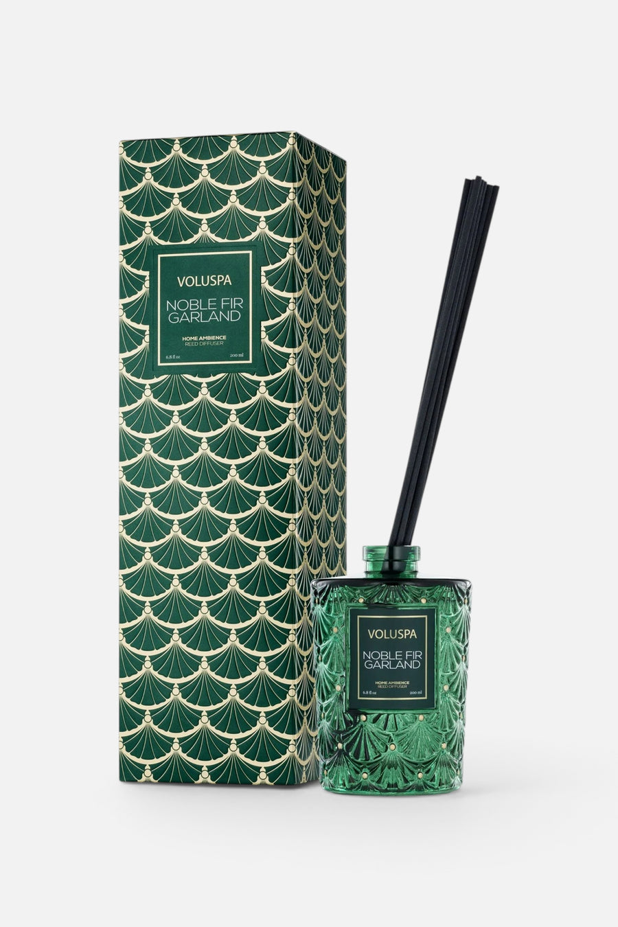 Voluspa Noble Fir Garland Reed Diffuser – front view