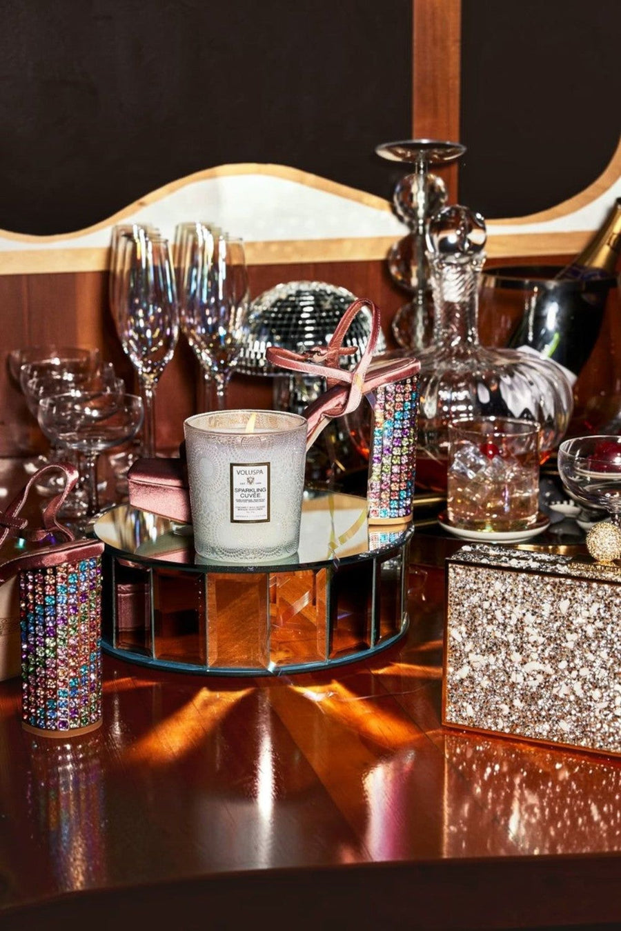 Voluspa Sparkling Cuvee Classic Boxed Candle – detail