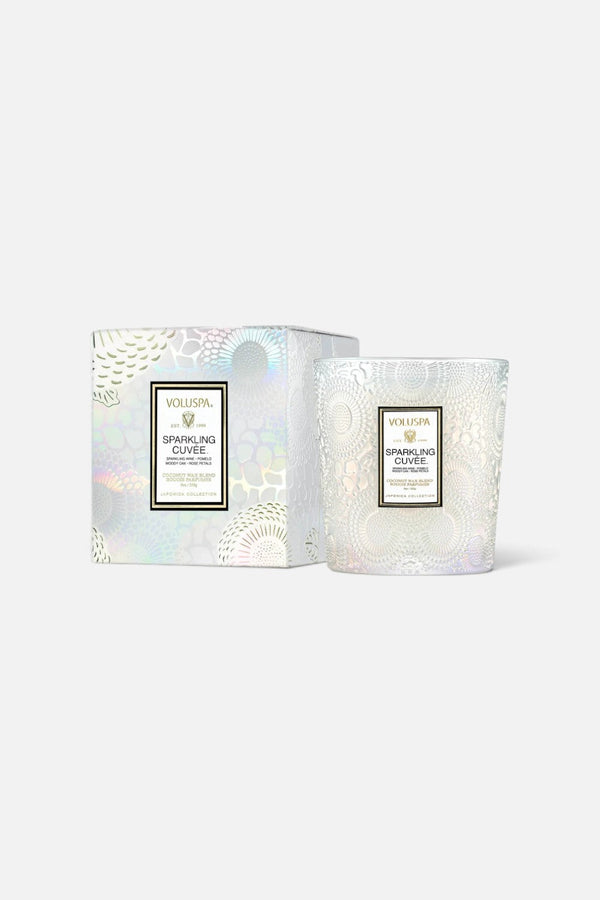 Voluspa Sparkling Cuvee Classic Boxed Candle