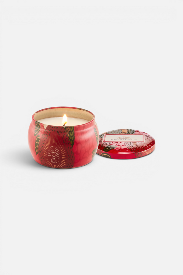 Voluspa Tomato Trellis Mini Tin Candle