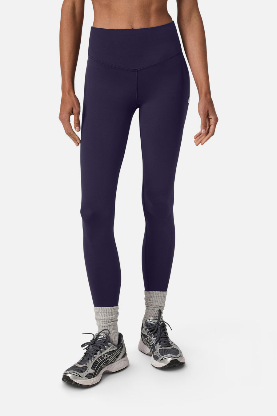 Vuori AllTheForm Legging in Velvet Violet – front view