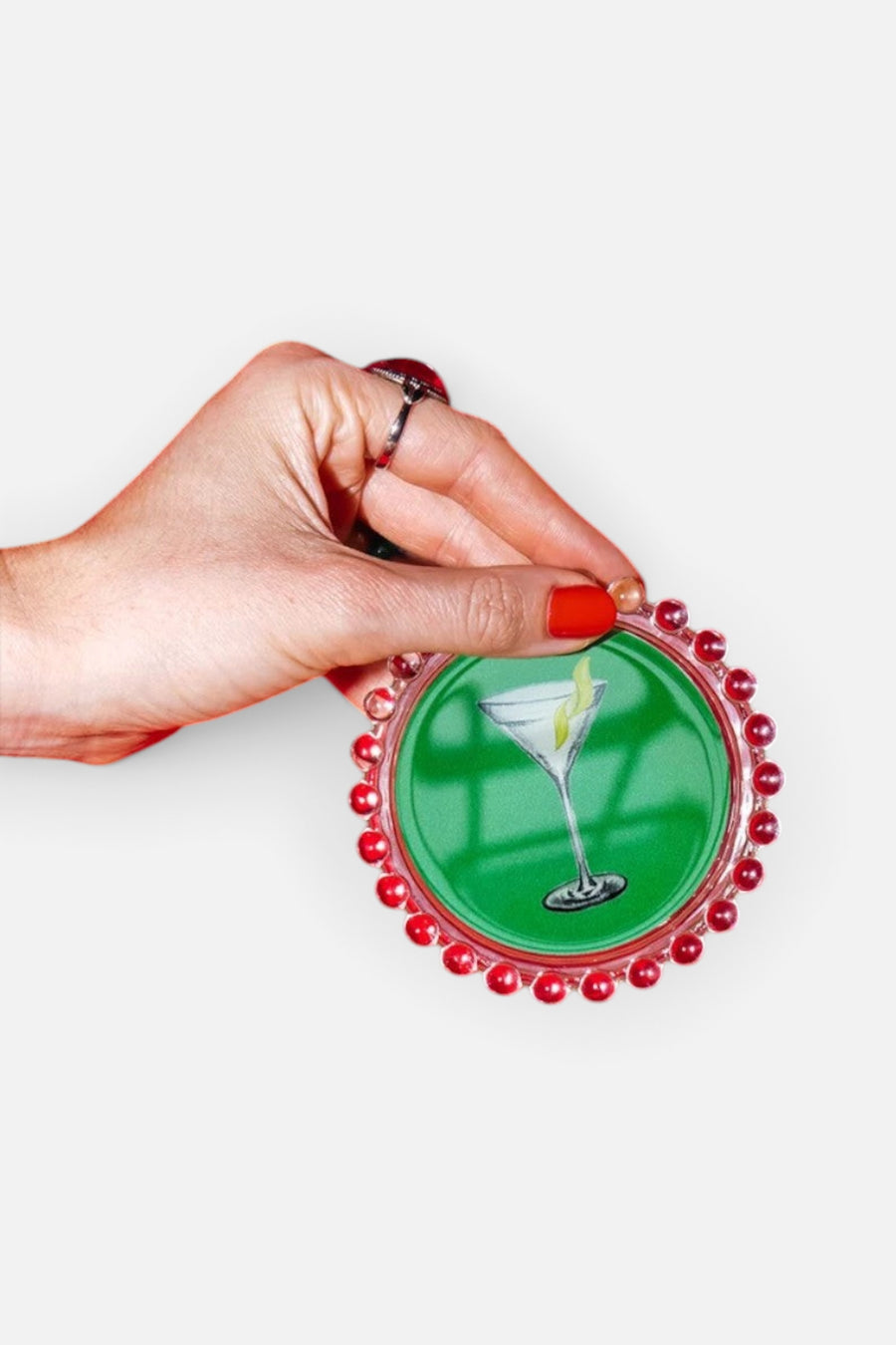 Ware Your Snacks Martini Dish – back view