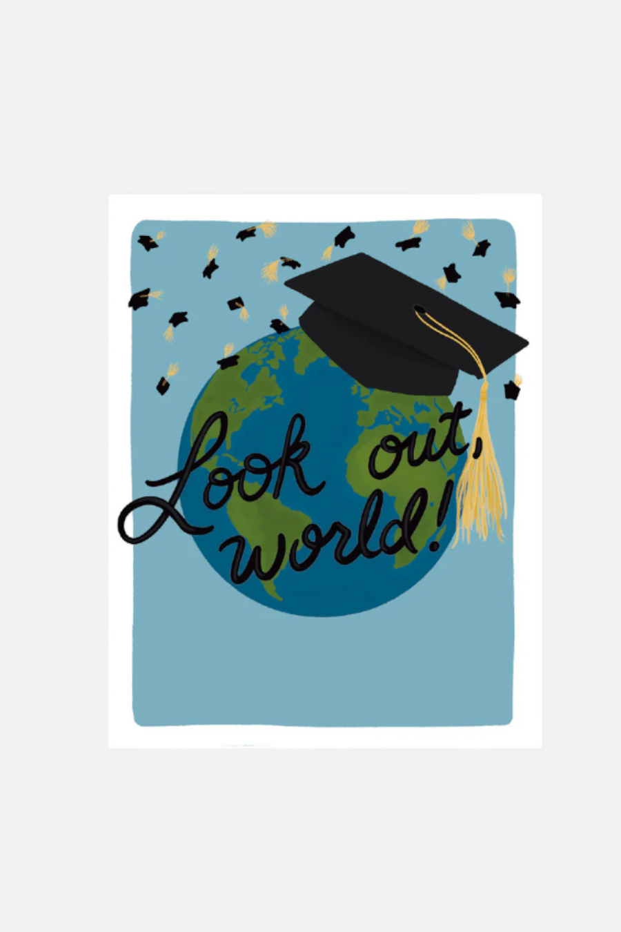 Slightly Stationary Look Out World Card