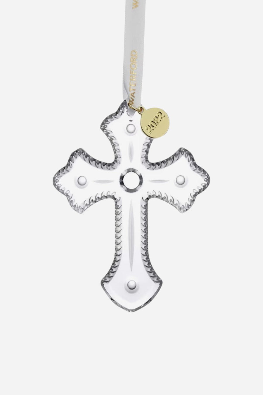 Waterford 2022 Cross Ornament – front view