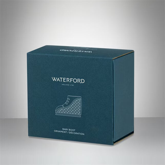 Waterford 2024 Baby's First Christmas Boot Ornament – detail