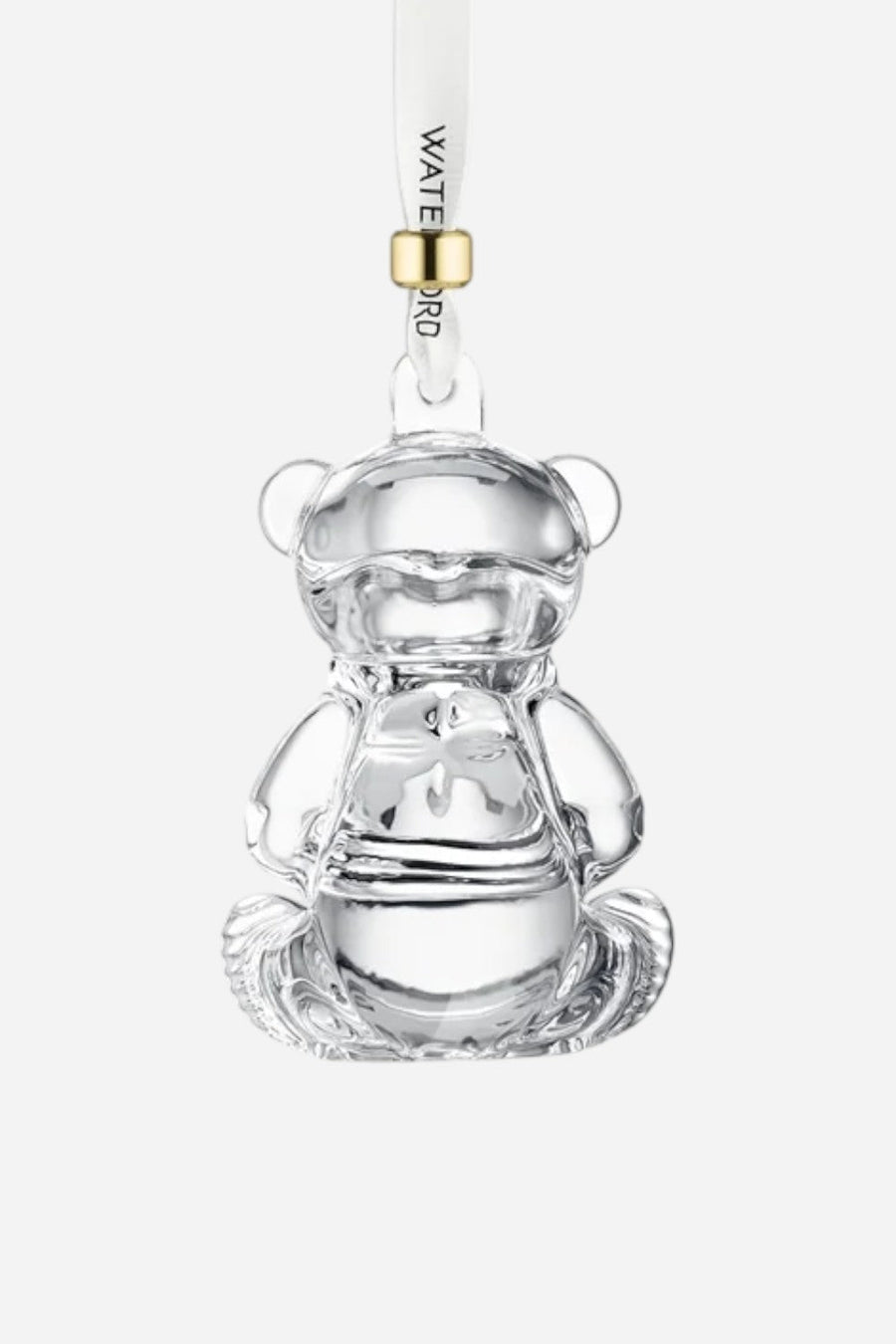 Waterford Christmas Annual My First Bear Ornament - 2025 – side view
