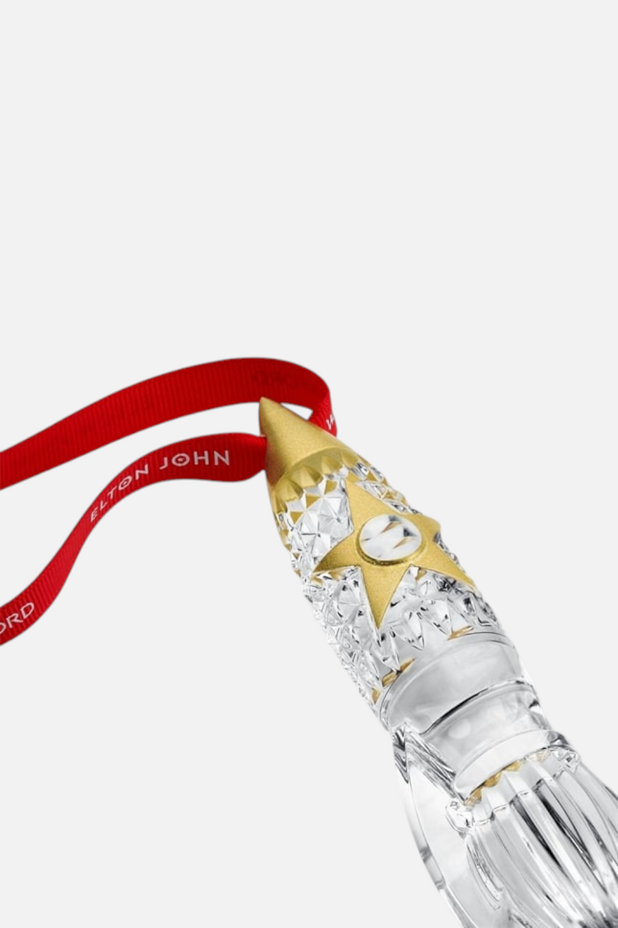 Waterford Elton John Rocket Ornament – back view