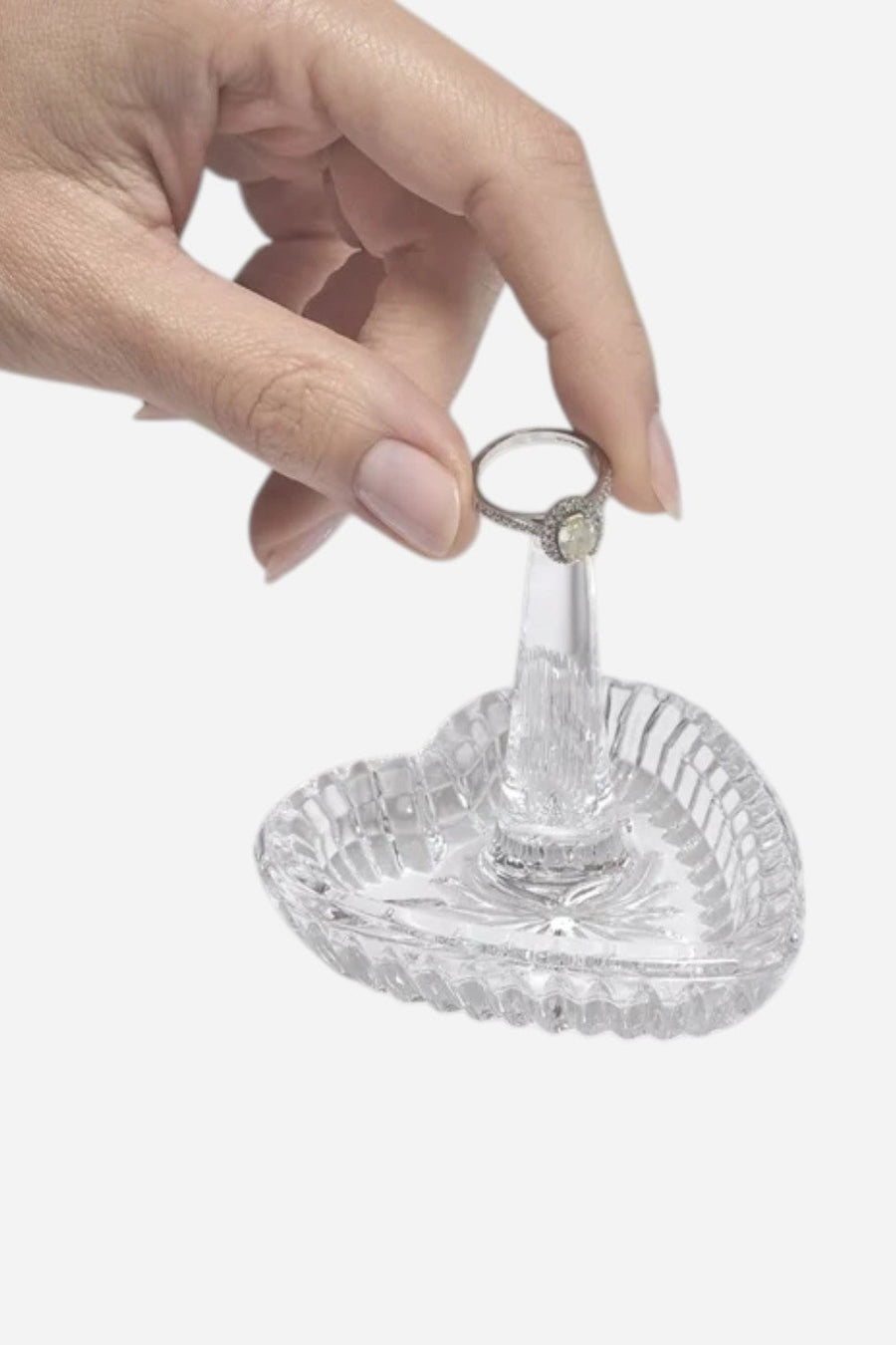 Waterford Giftology Heart Ring Holder 3in – detail