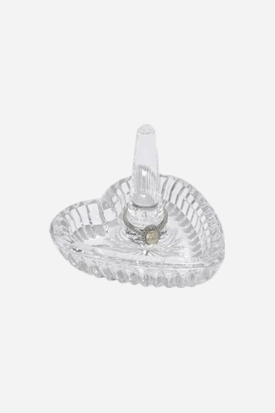 Waterford Giftology Heart Ring Holder 3in – flat lay