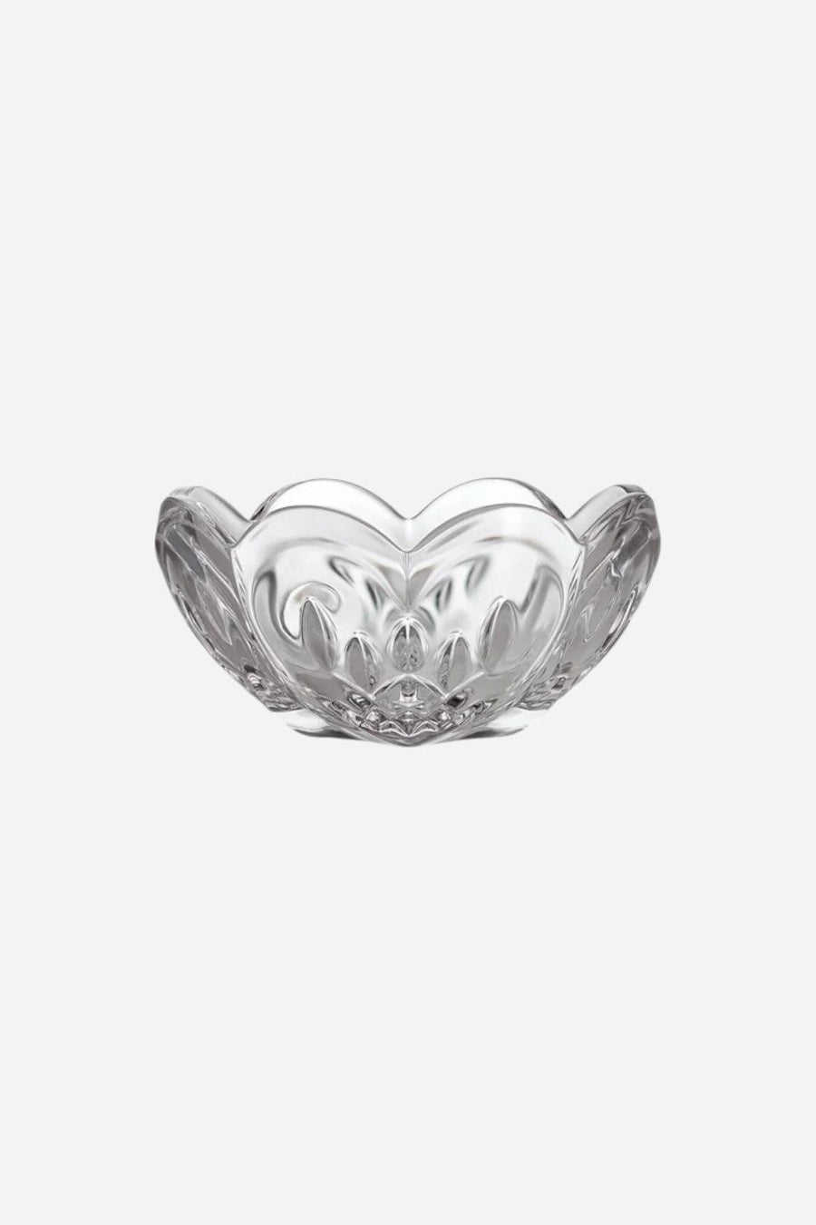 Waterford Giftology Lismore Heart Bowl 4'' – back view