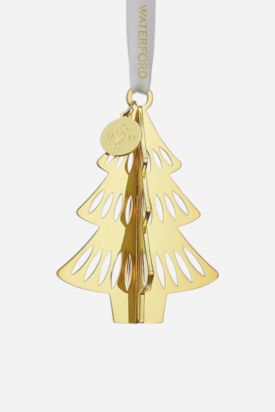 Waterford Gold Tree Ornament – front view