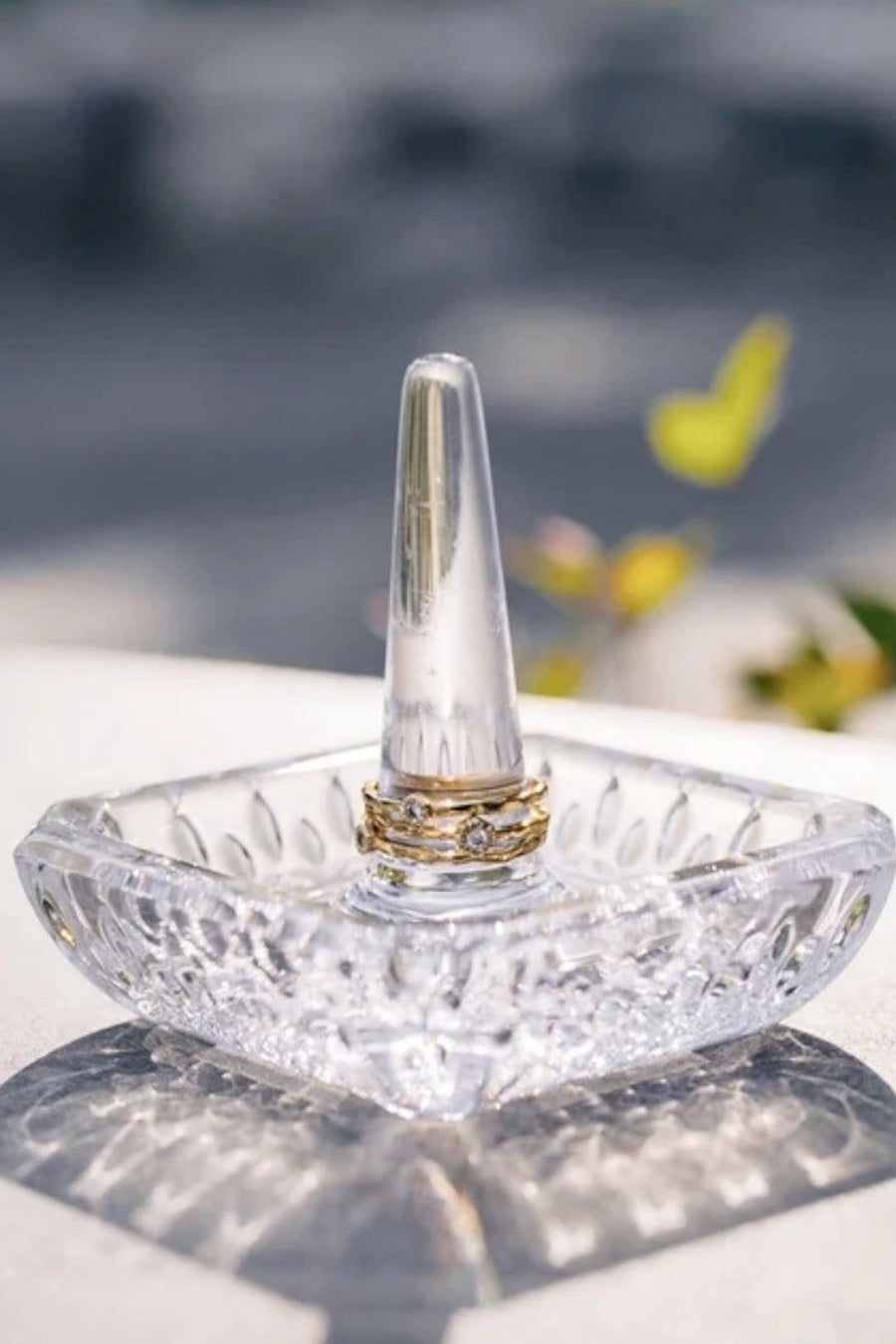 Waterford Lismore Square Ring Holder 3in – alternate